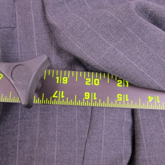 VTG Brooks Brothers 346 Striped Black Wool Blazer suit jacket 46R - Picture 7 of 12